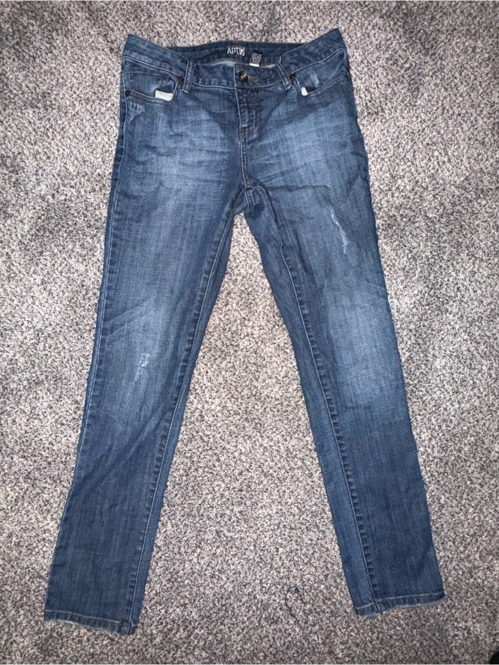Apt.9 Women's Skinny Jeans - Dark Blue Wash